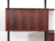 Mid-Century  modern Scandinavian wall system Cado in Rio rosewood