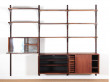 Mid-Century  modern Scandinavian wall system Cado in Rio rosewood