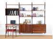 Mid-Century  modern Scandinavian wall system Cado in Rio rosewood