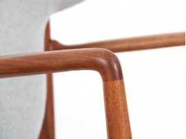 Mid-Century  modern  arm chair in mahogany by Kofod Larsen