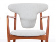 Fauteuil scandinave en acajou. 