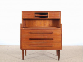 Mid-Century  modern teak secretary by Ejvind A. Johansson 