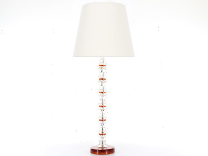 Stacked Chrystal Floor Lamp by Carl Fagerlund for Orrefors