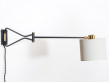 Mid modern french wall lamp by Rene Mathieu