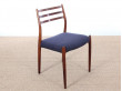 Set of 6 Scandinavian rosewood chairs N° 78