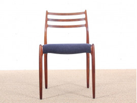 Set of 6 Scandinavian rosewood chairs N° 78
