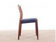 Suite de 6 chaises scandinaves en palissandre de Rio N° 78