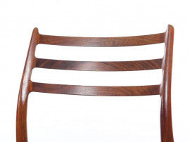 Set of 6 Scandinavian rosewood chairs N° 78