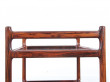 Table desserte roulante scandinave en palissandre de Rio