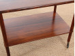 Danish mid-century modern serving cart in teak