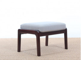 Mid-Century Modern Danish foot rest in mahogany for  lounge chair  model PJ 112 by Ole Wanscher