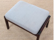 Repose pied  scandinave en acajou pour fauteuil PJ 112