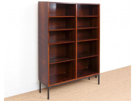 Mid-Century Modern Danish pair of bookcase in Rio rosewood