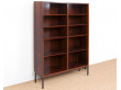 Mid-Century Modern Danish pair of bookcase in Rio rosewood