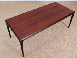 Table basse scandinave en palissandre de Rio 