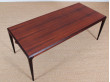 Table basse scandinave en palissandre de Rio 