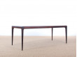 Table basse scandinave en palissandre de Rio 