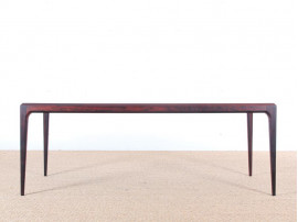 Table basse scandinave en palissandre de Rio 