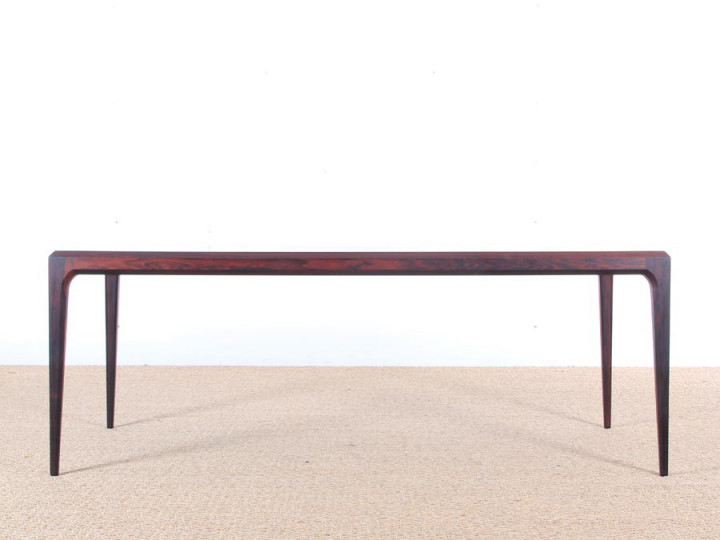 Scandinavian occasional table in rosewood designed by ohannes Andersen