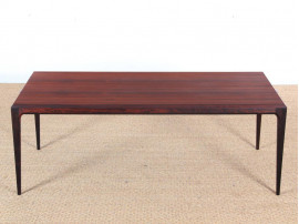 Table basse scandinave en palissandre de Rio 