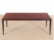 Table basse scandinave en palissandre de Rio 