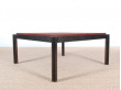 Mid-Century  modern coffee table in teak by Rolf Middelboe & Gorm Lindum