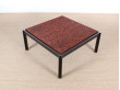Mid-Century  modern coffee table in teak by Rolf Middelboe & Gorm Lindum