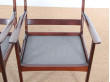 Fauteuil scandinave en acajou modele PJ 112