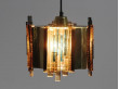 Mid-Century Modern scandinavian pendant lamp in glass by Carl Fagerlund