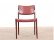 Mid-Century danish set of 6 chairs in Rio rosewood by Niels Møller