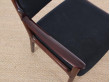 Mid-Century  modern  pair of arm chairs in mahogany model PJ-412 by Ole Wanscher