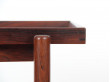 Mid-Century danish serving cart in Rio rosewood by Poul Hundevad