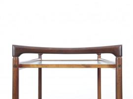 Mid-Century danish serving cart in mahogany by Dyrlund