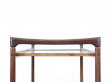 Mid-Century danish serving cart in mahogany by Dyrlund