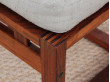 Mid-Century danish foot rest in Rio rosewood.