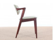 Mid-Century danish set of  8 Kai Kristiansen rosewood chairs, model 42