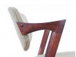 Suite de 6 chaises scandinaves en palissandre de Rio modele 42