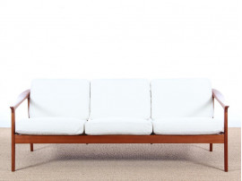 Mid-Century danish 3 seat sofa in teak model Colorado by Folke Ohlsson