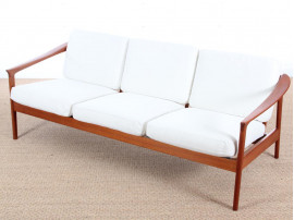 Mid-Century danish 3 seat sofa in teak model Colorado by Folke Ohlsson