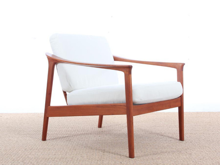 Fauteuil scandinave en teck modèle Colorado