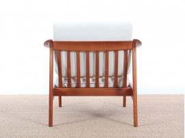 Mid-Century danish lounge chair in teak model Colorado by Folke Ohlsson