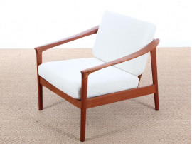 Mid-Century danish lounge chair in teak model Colorado by Folke Ohlsson