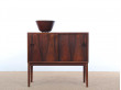 Mid-Century danish small side board in Rio rosewood