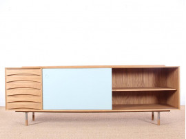 Enfilade scandinave en chêne, modèle AV01, nouvelle édition