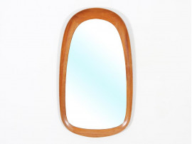 Miroir scandinave  en acajou