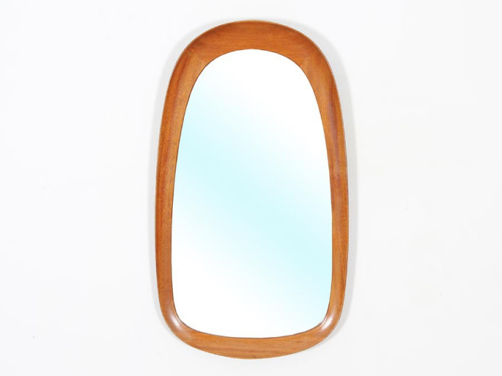 Mid-Century modern mirror in mahogany