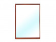 Grand miroir scandinave en palissandre de Rio 