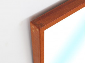 Mid-Century danish mirror in teak by Kai Kristiansen