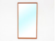 Grand miroir scandinave en teck