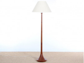 Mid-Century danish floor lamp in massif teak